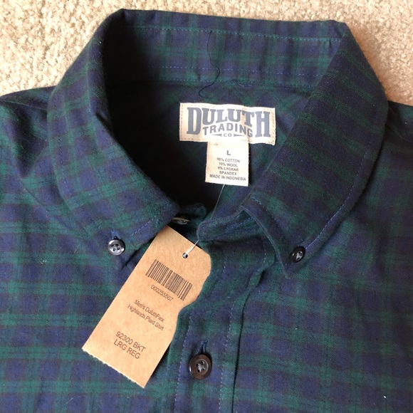 π NWT π DuluthFlex Highlands Plaid Button Up - Picture 3 of 5